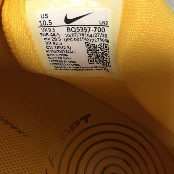 Nike Adapt BB 2.0 Winners Circle NBA 2K20 Gamer Exclusive Self-Lacing, Mens 10.5 - Picture 8 of 12